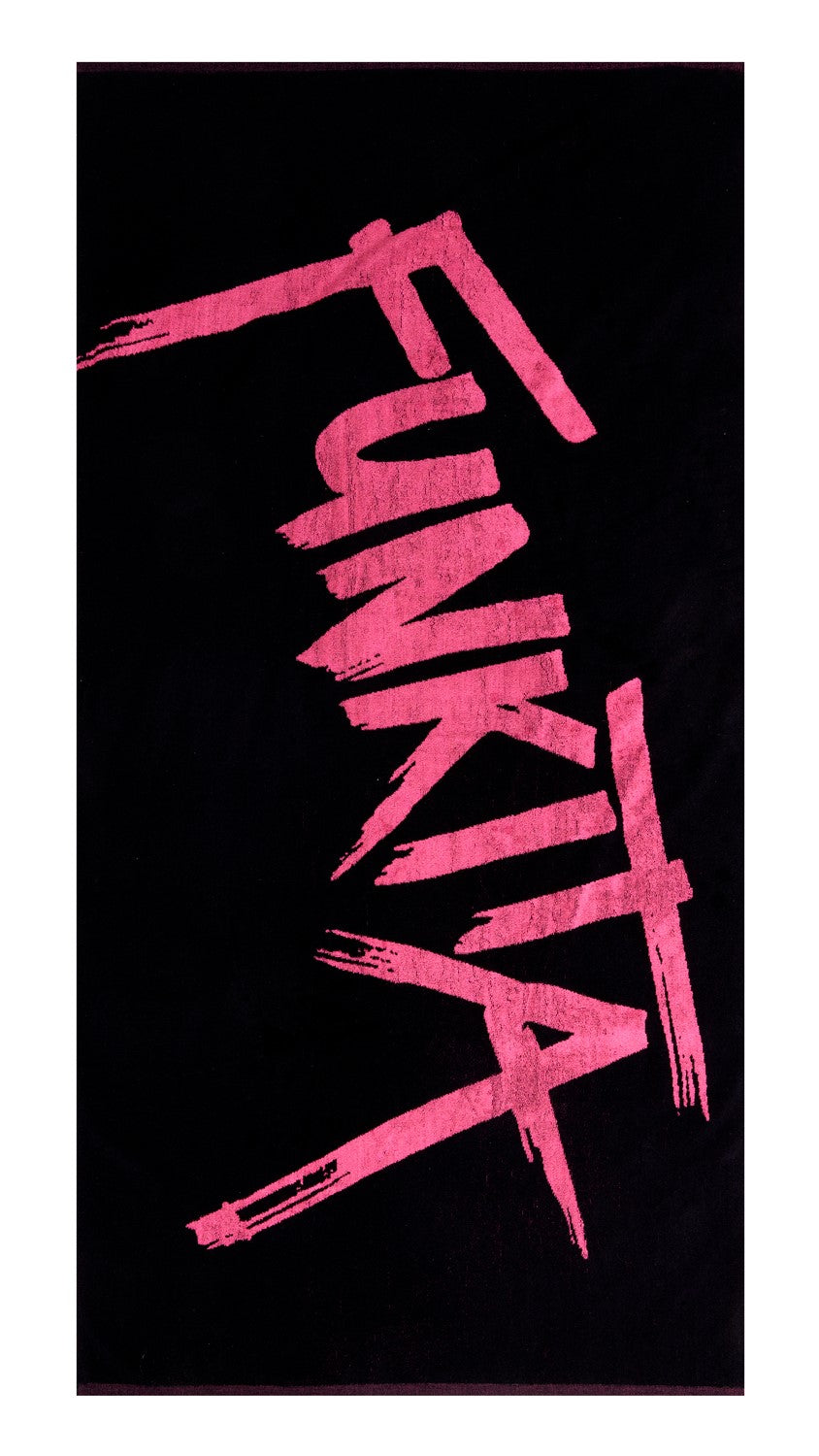 Funkita Large Cotton Towel Tagged Black-GB Swimwear