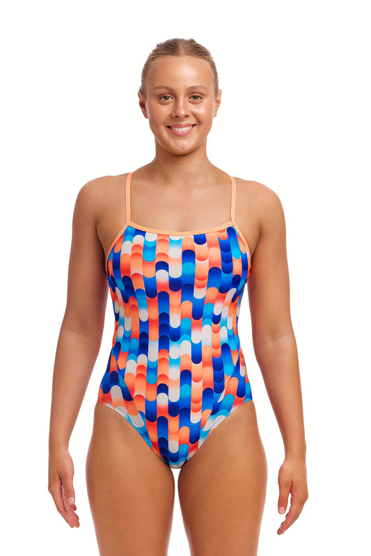 Funkita Ladies Single Strap One Piece Tail End-GB Swimwear
