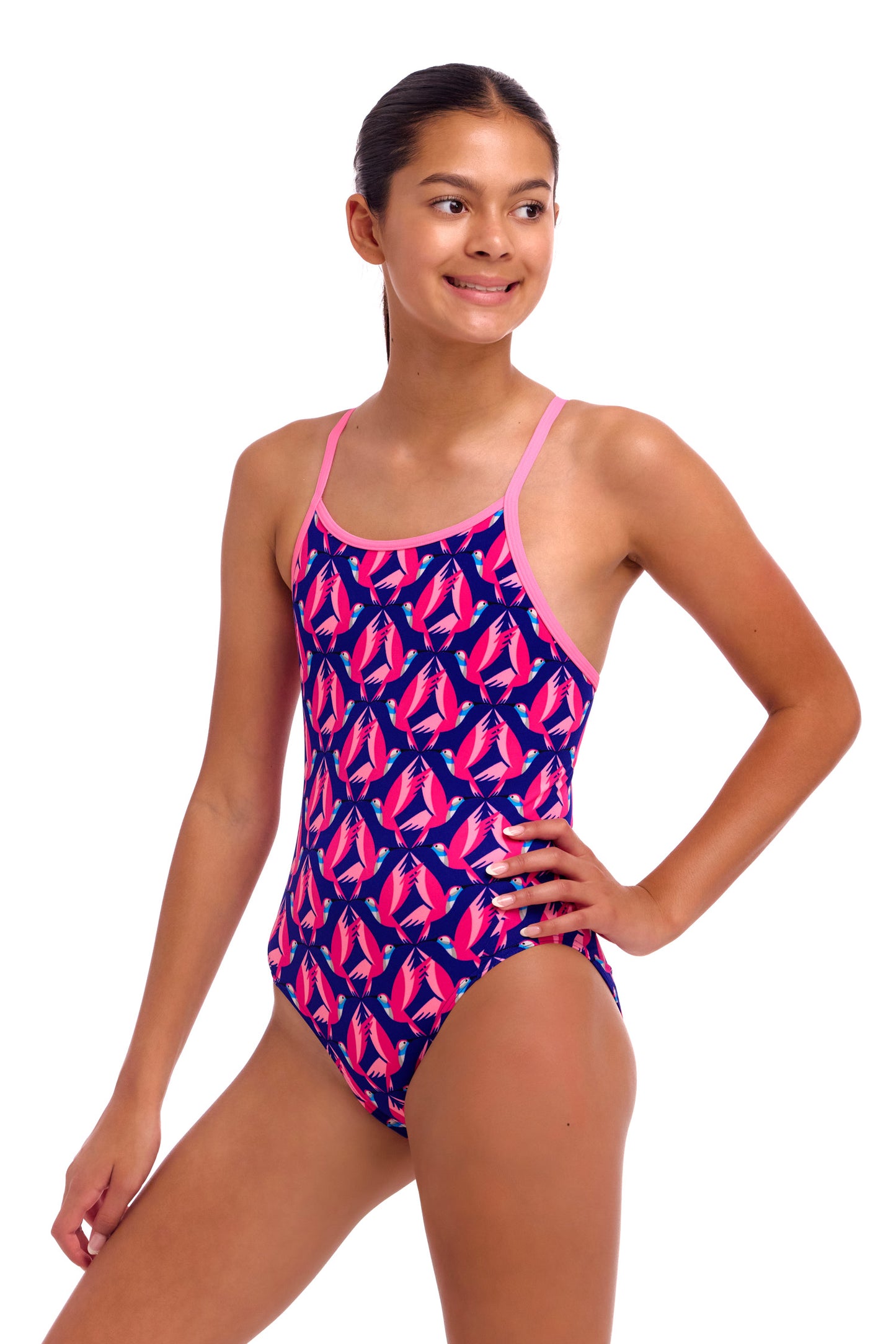 NEW! Funkita Girls Diamond Back One Piece Ho Hum