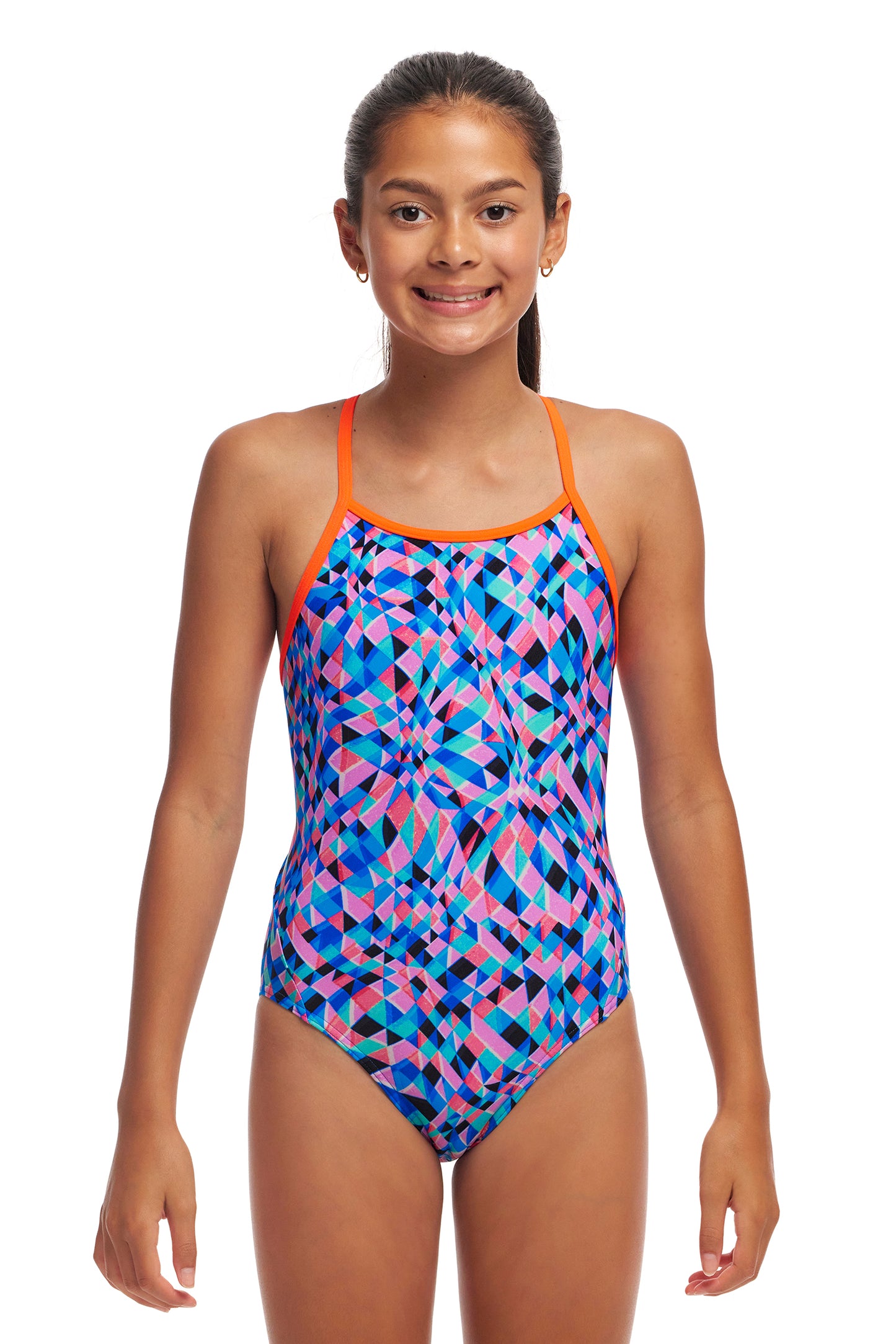 Funkita Girls Diamond Back One Piece Warp Tour