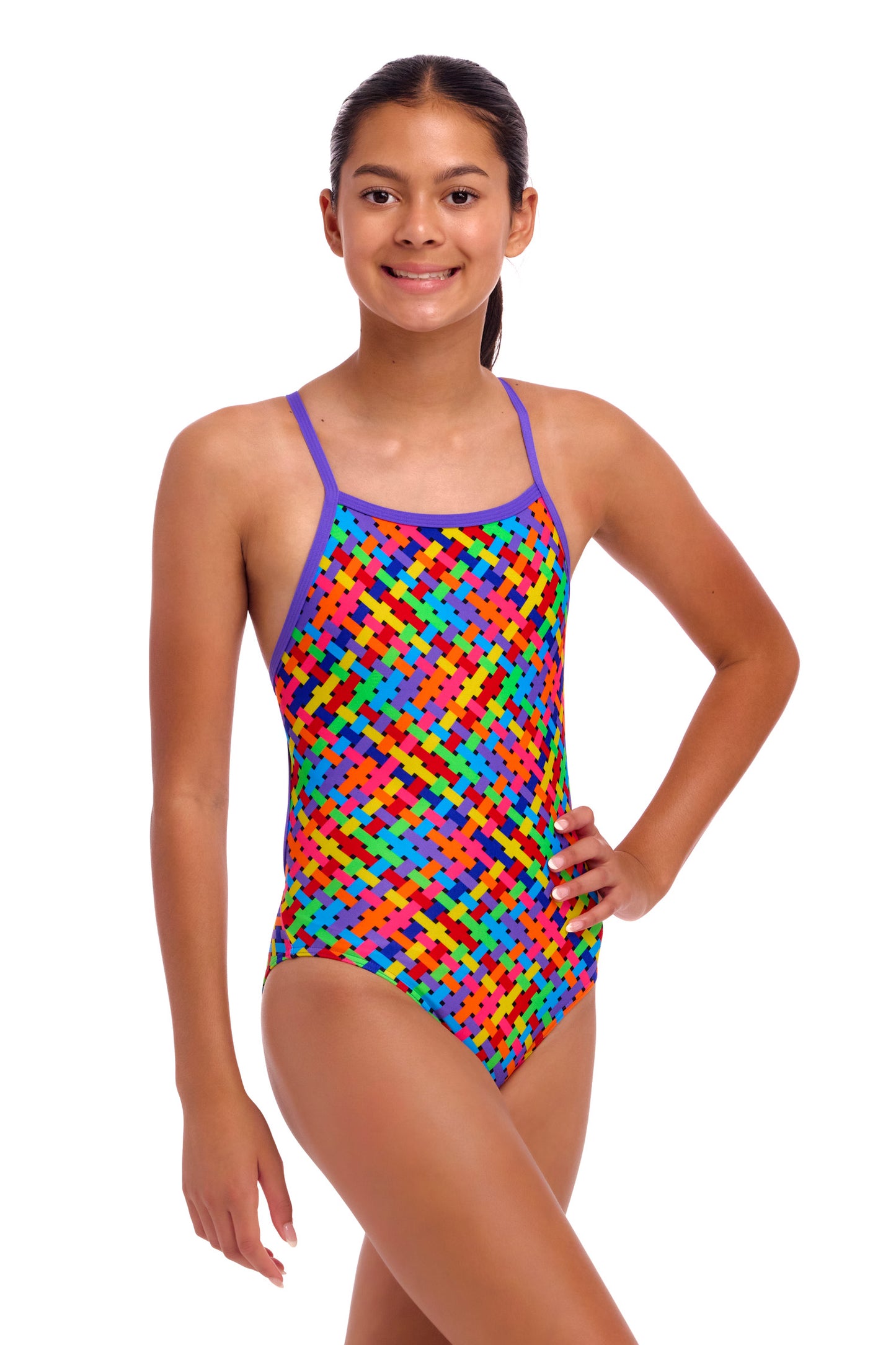 NEW! Funkita Girls Tie Me Tight One Piece Bread Basket