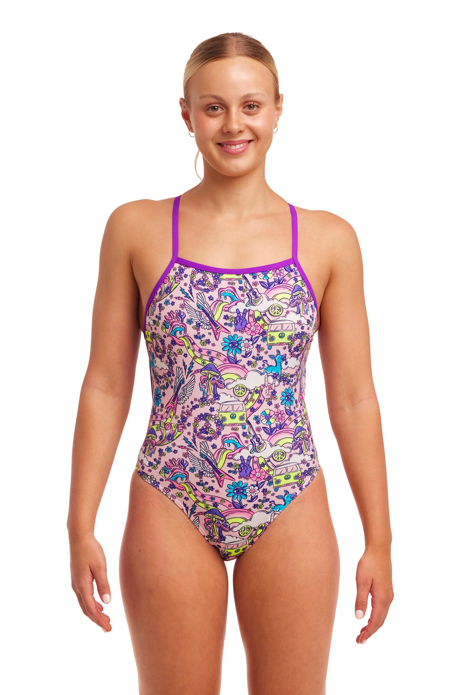 Funkita Ladies Tie Me Tight One Piece Donkey Doll-GB Swimwear