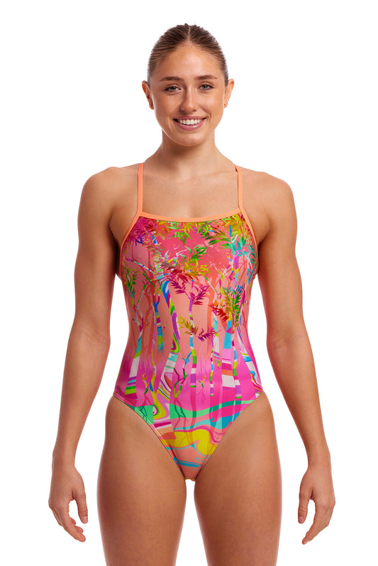 Funkita Ladies Tie Me Tight One Piece Lost Lake-GB Swimwear