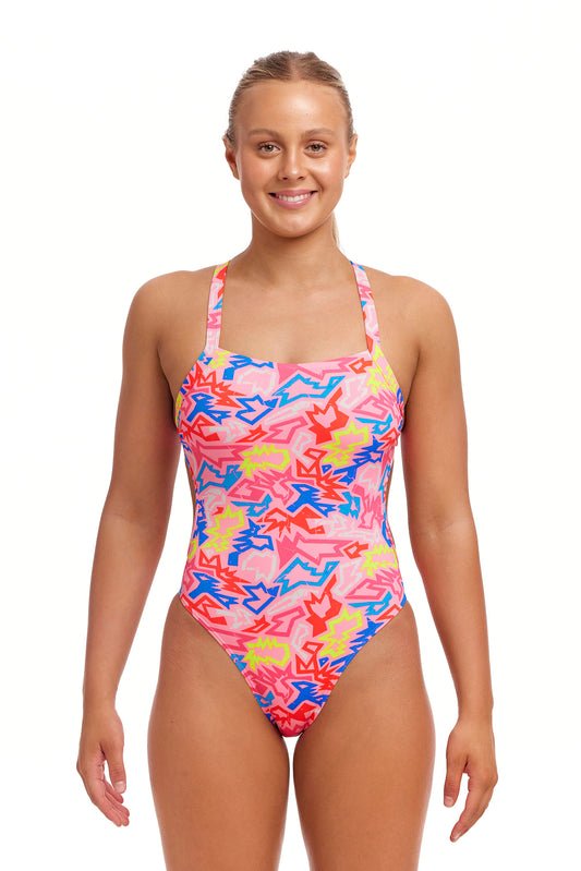 Funkita Ladies Brace Free One Piece Rock Star-GB Swimwear