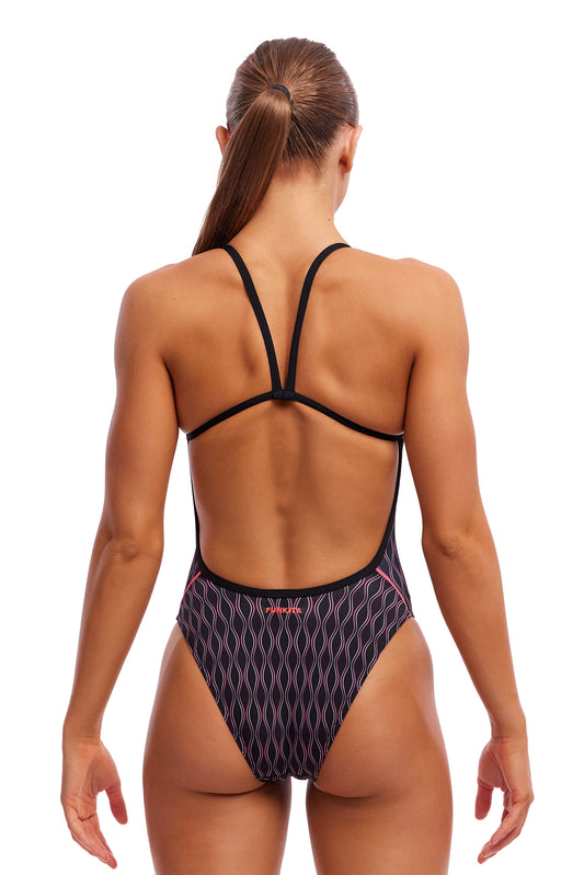 LAST ONE! Funkita Ladies Single Strength One Piece Curvy Queen-GB Swimwear
