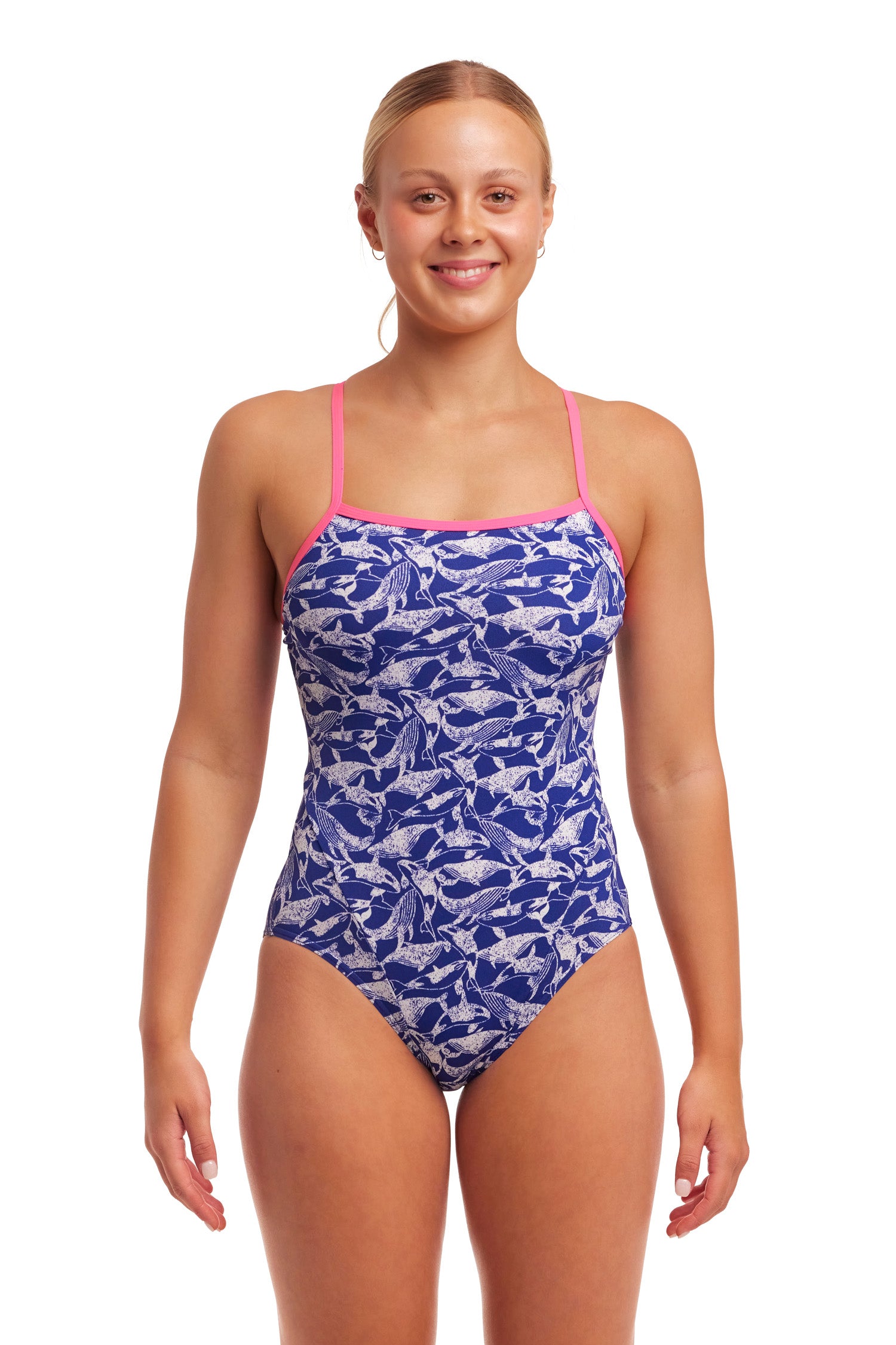 Funkita Ladies Single Strap One Piece Beached Bro GB Swimwear