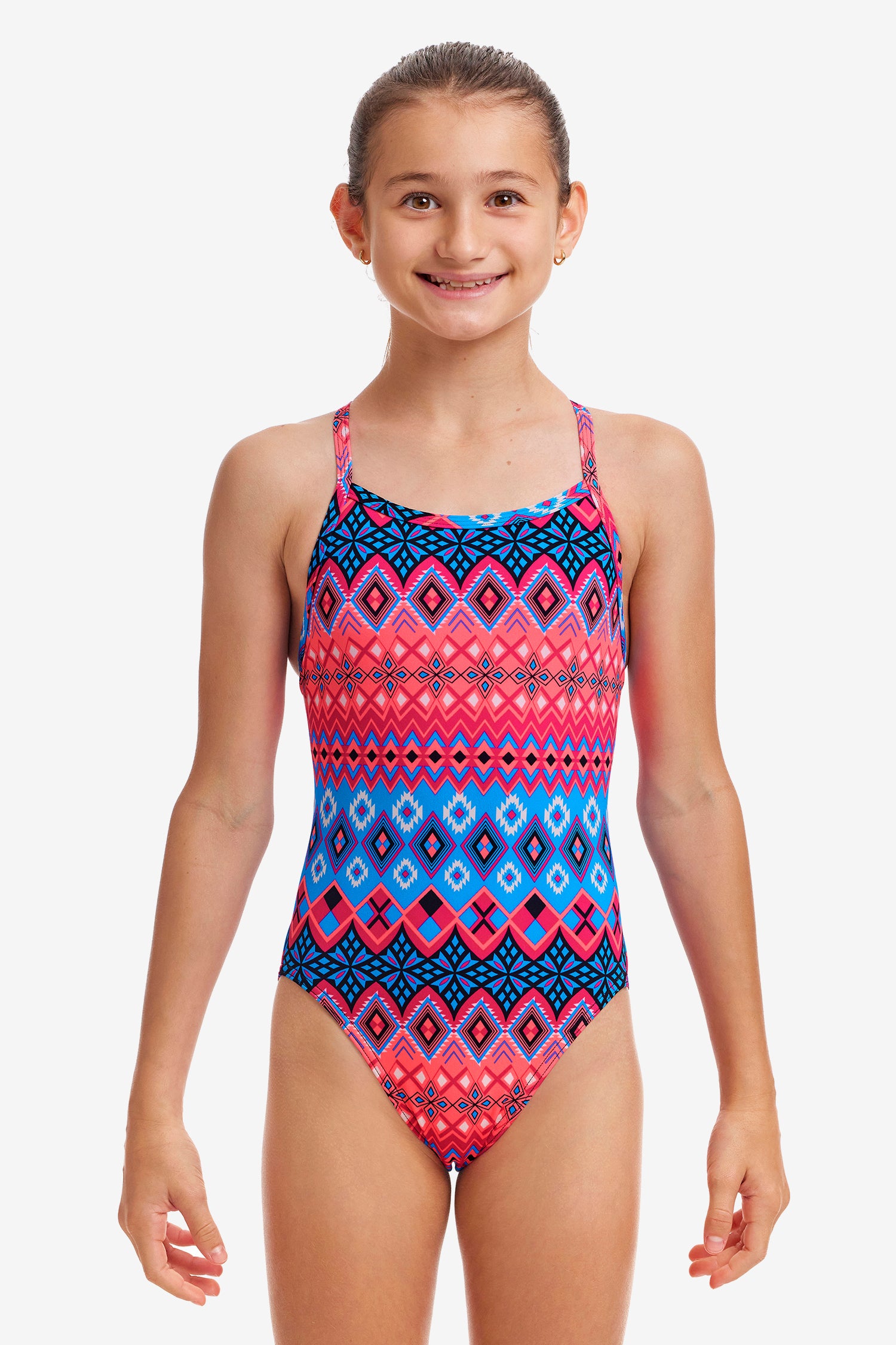 Funkita Girls Single Strap One Piece Tinsel Town-GB Swimwear