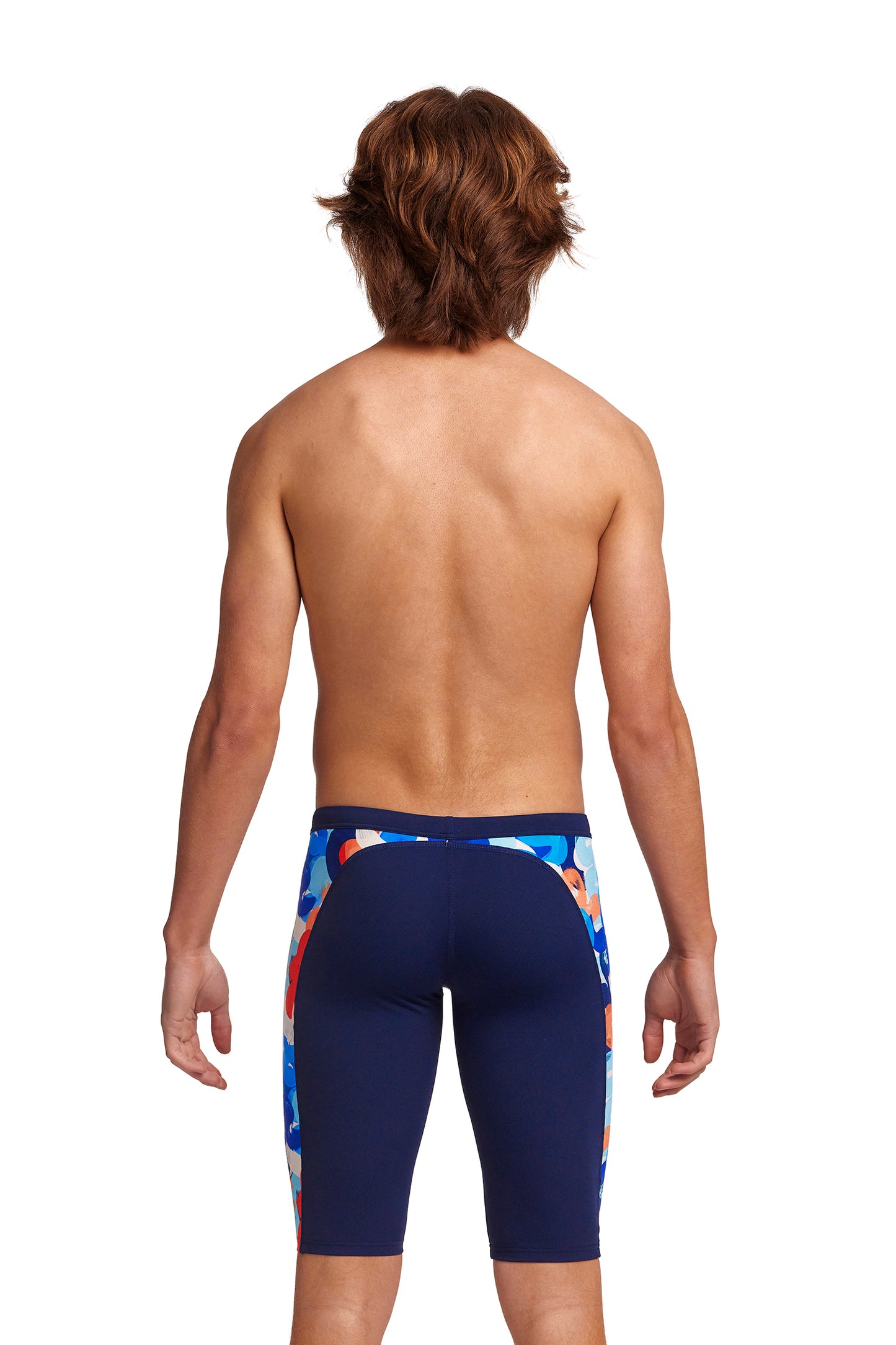 LAST ONE! Funky Trunks Boys Training Jammers Wet Paint