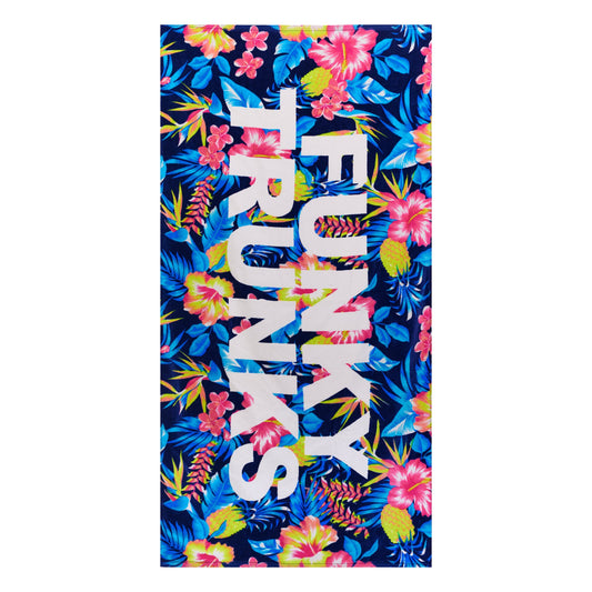 Funky Trunks Large Cotton Towel In Bloom-GB Swimwear