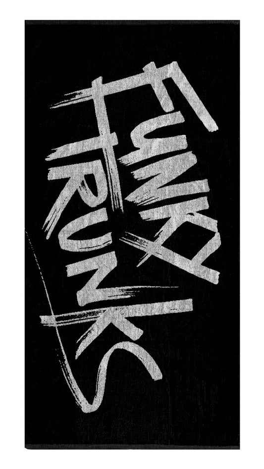 Funky Trunks Large Cotton Towel Tagged Black-GB Swimwear