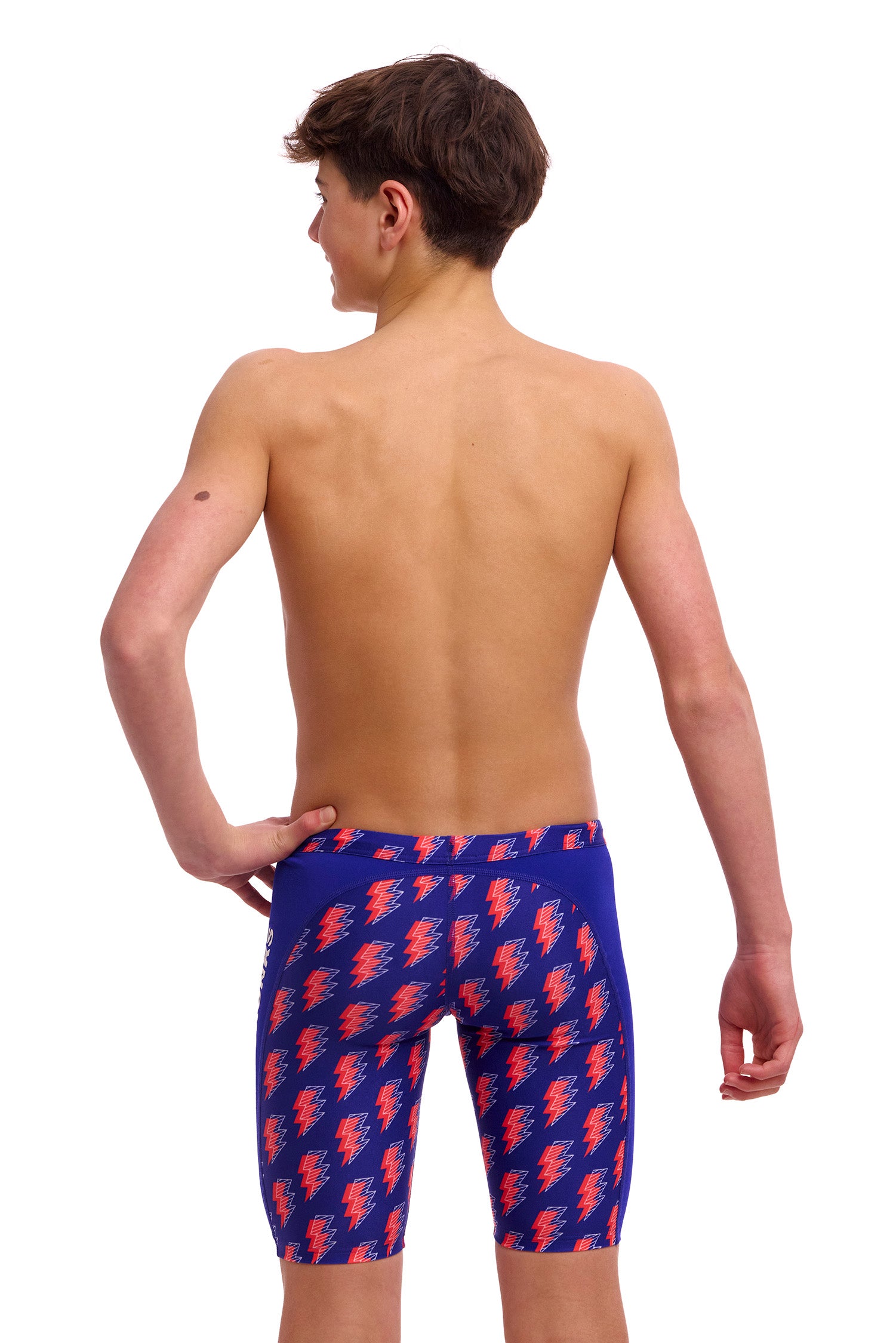 Funky Trunks Boys Training Jammers Flash, rear view