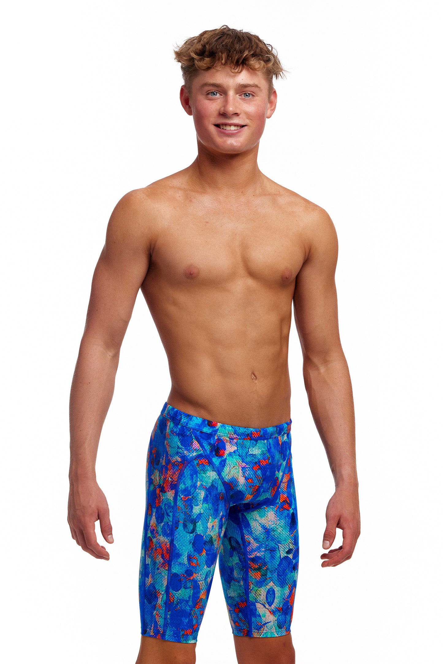 Funky Trunks Boys Training Jammers Paint Press