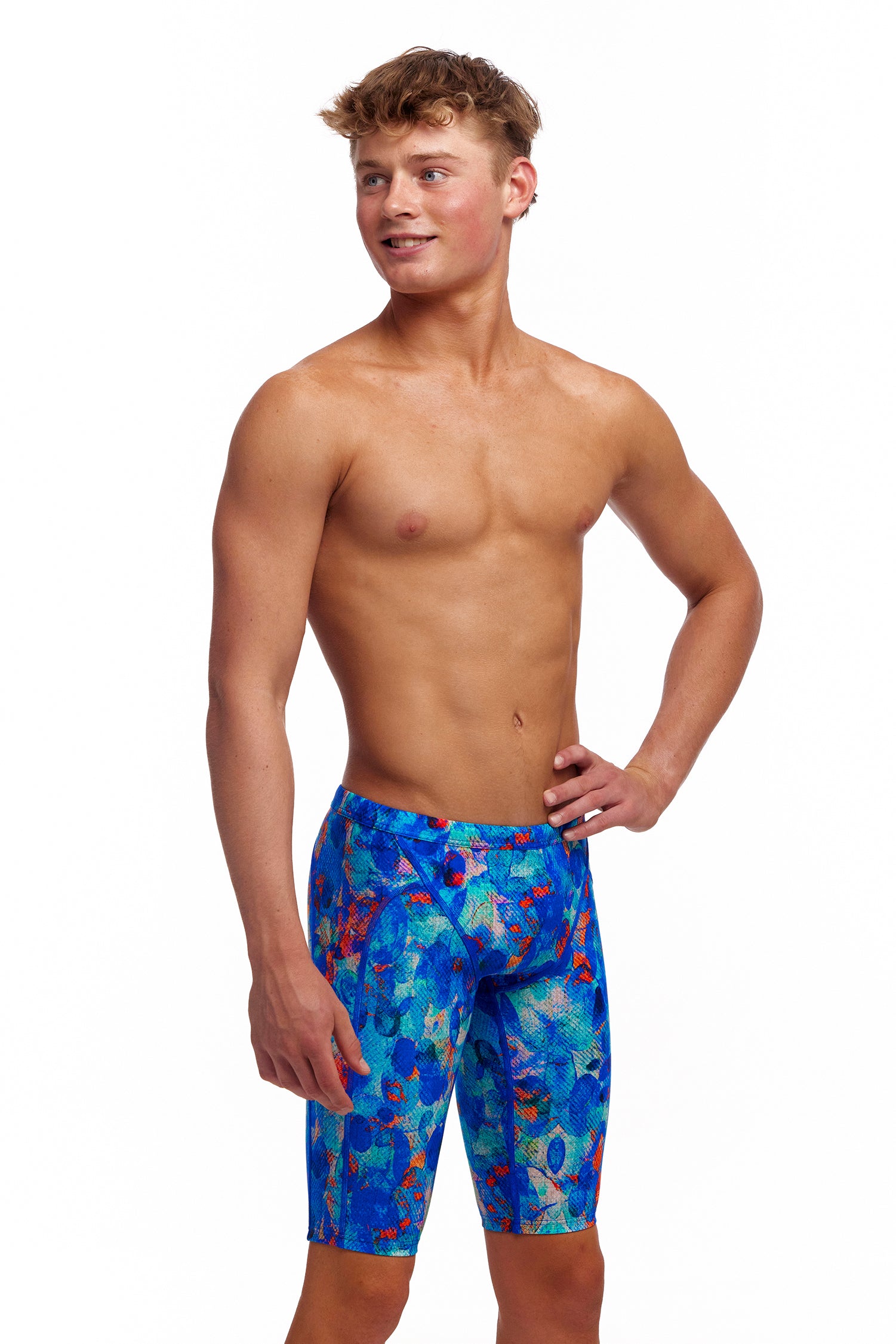 LAST ONE! Funky Trunks Boys Training Jammers Paint Press-GB Swimwear