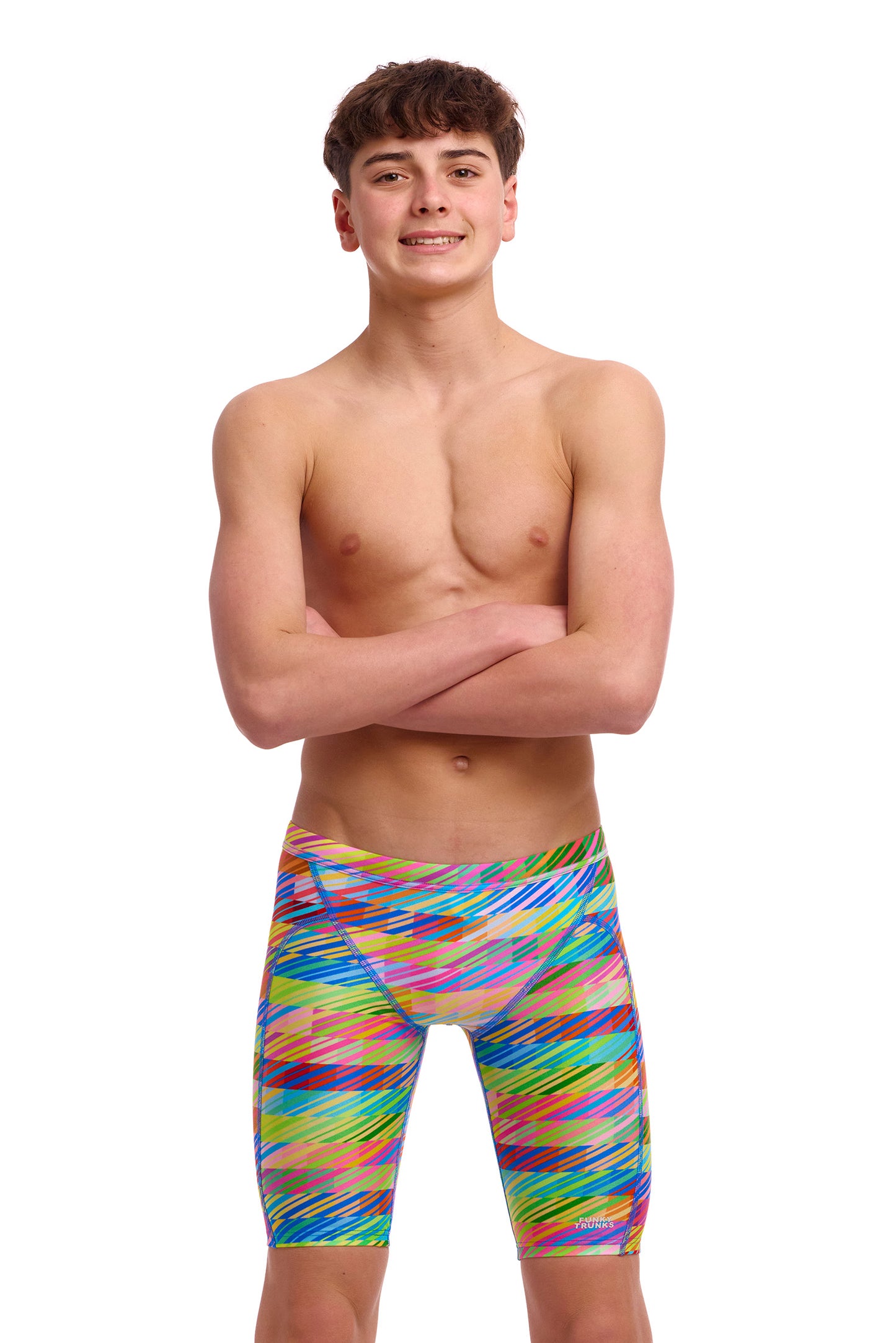 NEW! Funky Trunks Boys Training Jammers Static Stack