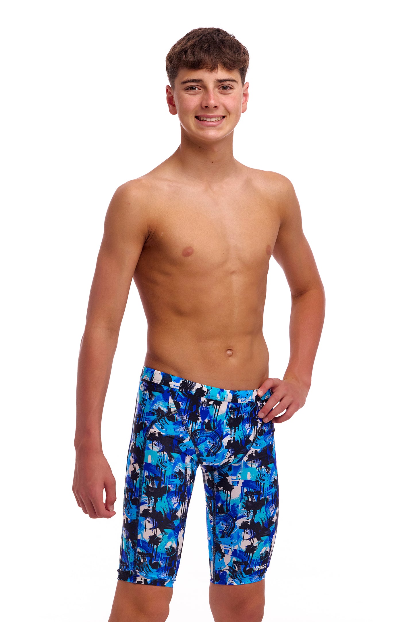 NEW! Funky Trunks Boys Training Jammers You Messer