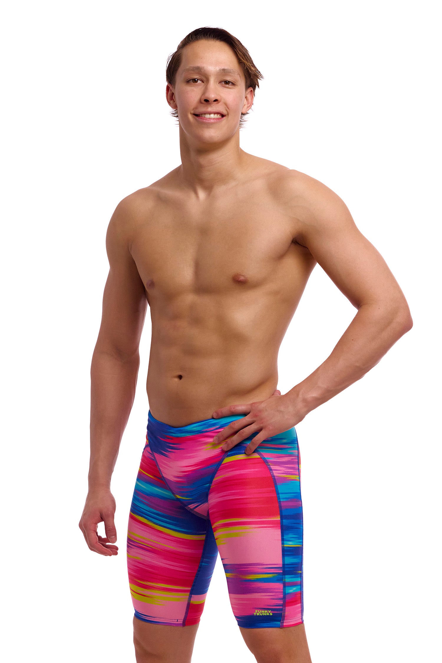 NEW! Funky Trunks Mens Training Jammers Lost Ocean-3-GB Swimwear