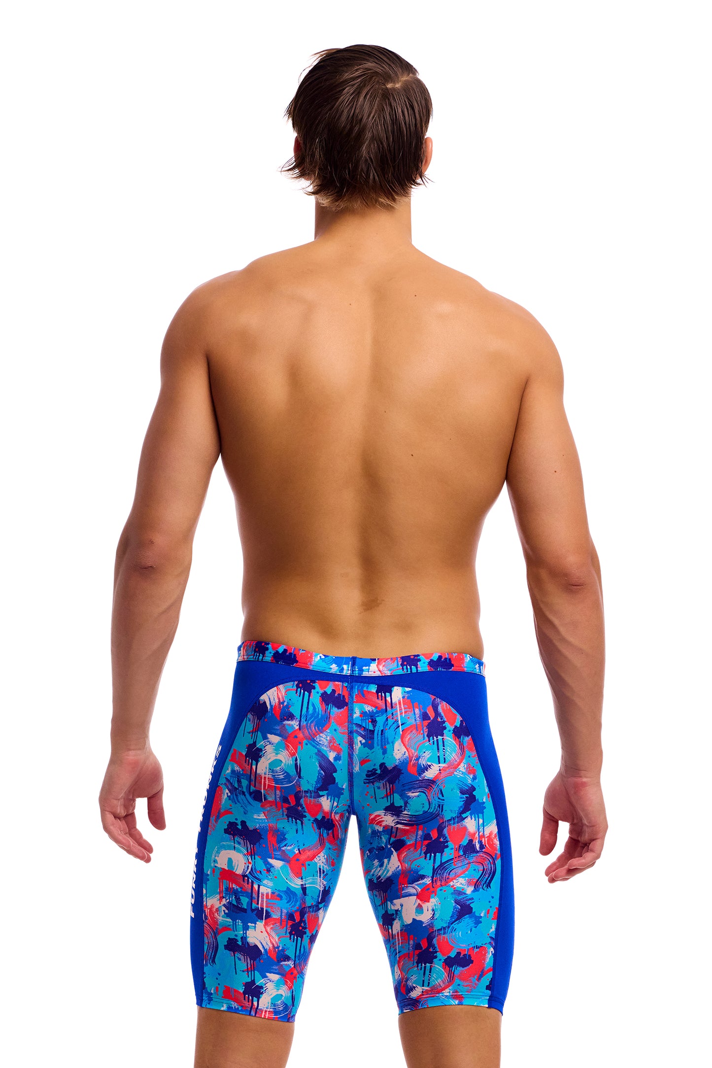NEW! Funky Trunks Mens Training Jammers Messy Messy Messy-rear view