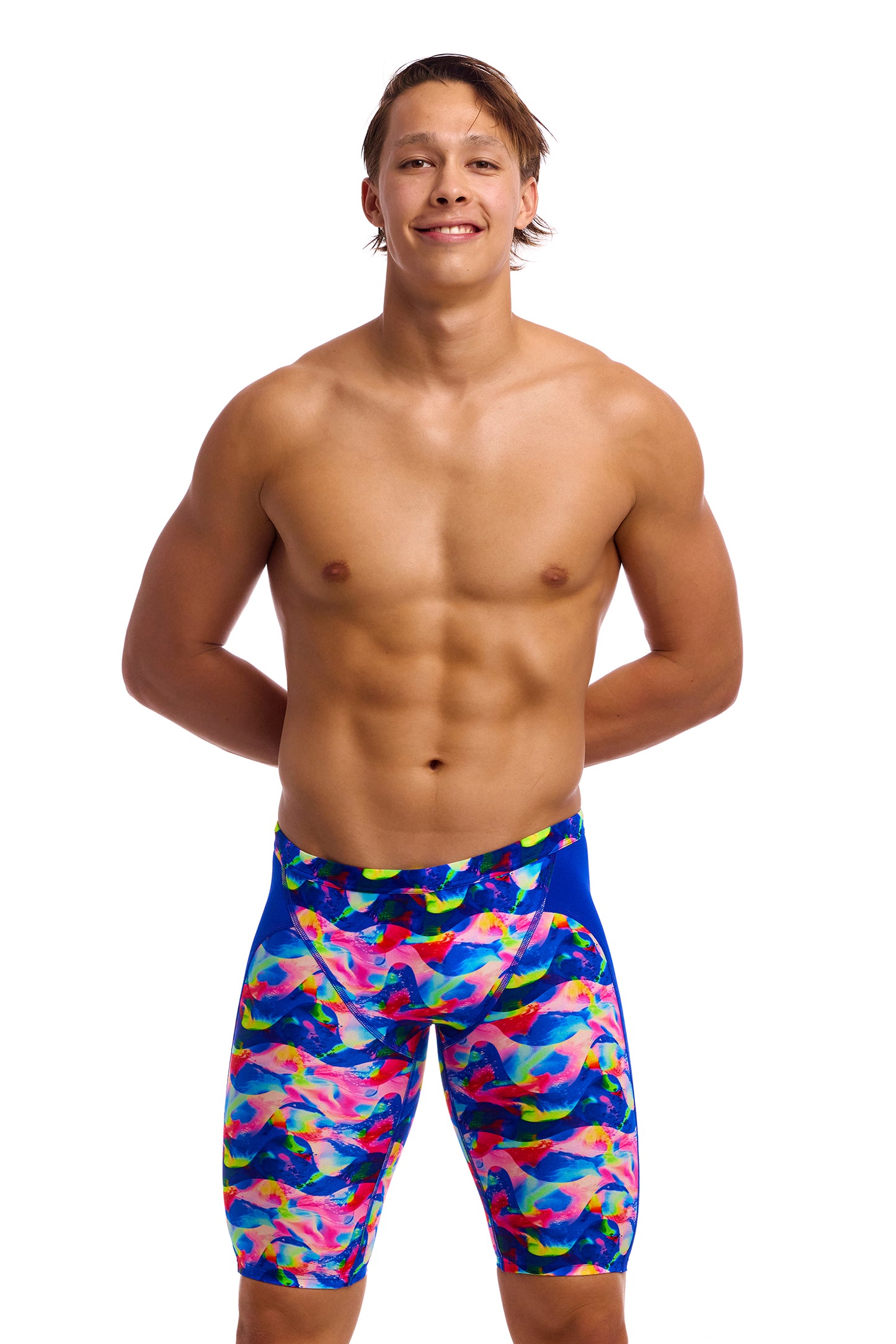 NEW! Funky Trunks Mens Training Jammers Wet Wave