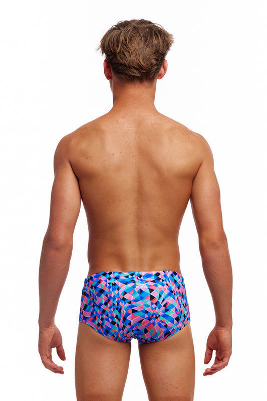 Funky Trunks Boys Sidewinder Trunks Warp Tour, rear view