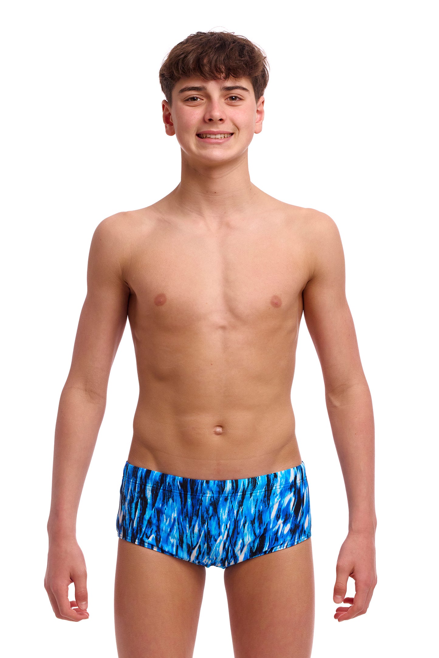 NEW! Funky Trunks Boys Sidewinder Trunks Wing Streak
