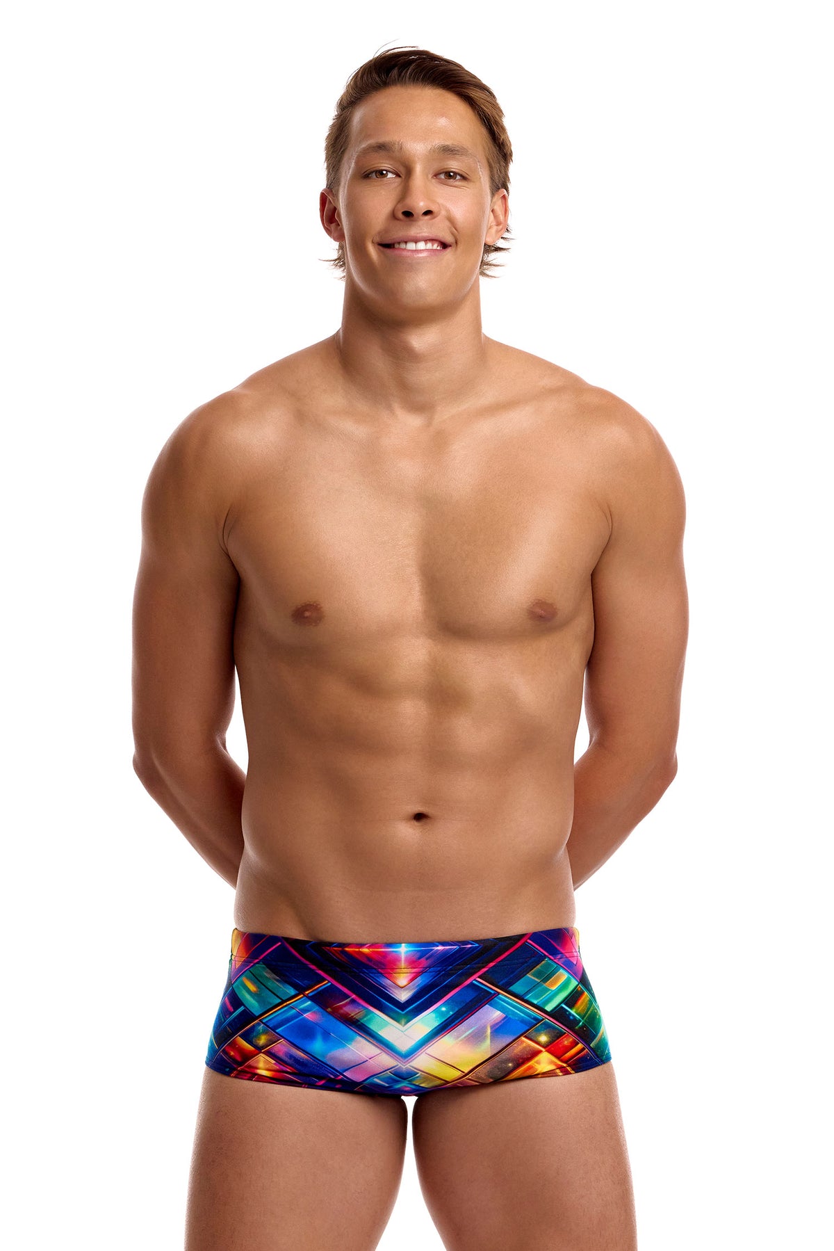 NEW! Funky Trunks Mens Sidewinder Trunks Firefly Sparkle