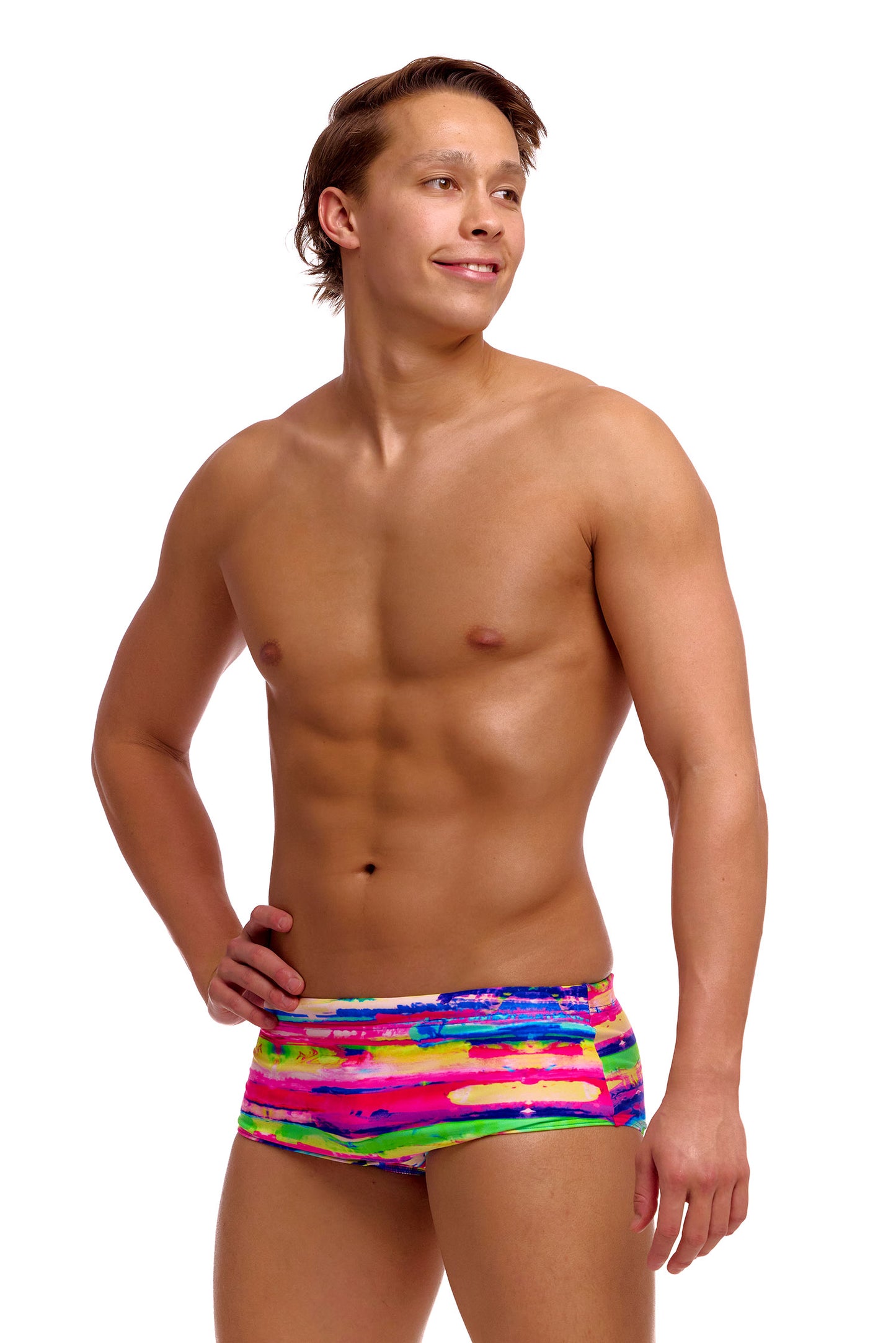 NEW! Funky Trunks Mens Sidewinder Trunks Paint Patch
