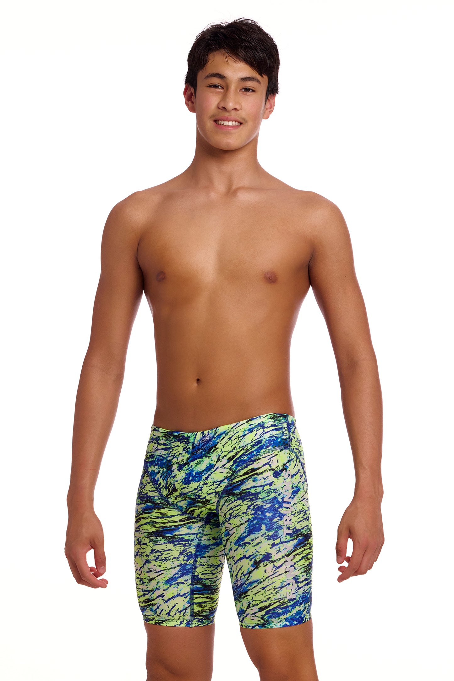 NEW! Funky Trunks Boys Fast Training Jammers Scaled Back