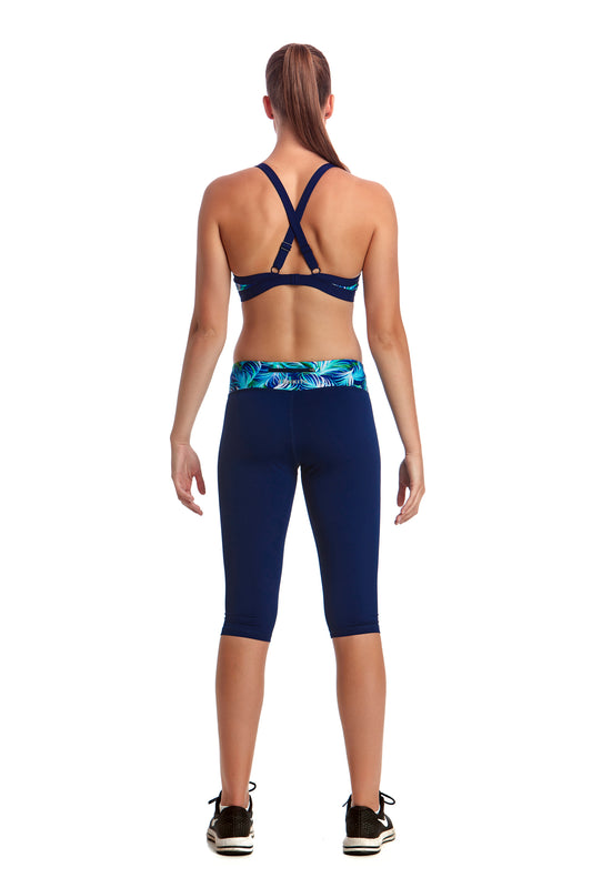 Funkita Fit Ladies Rapid Racer Tight Palm Beach-GB Swimwear
