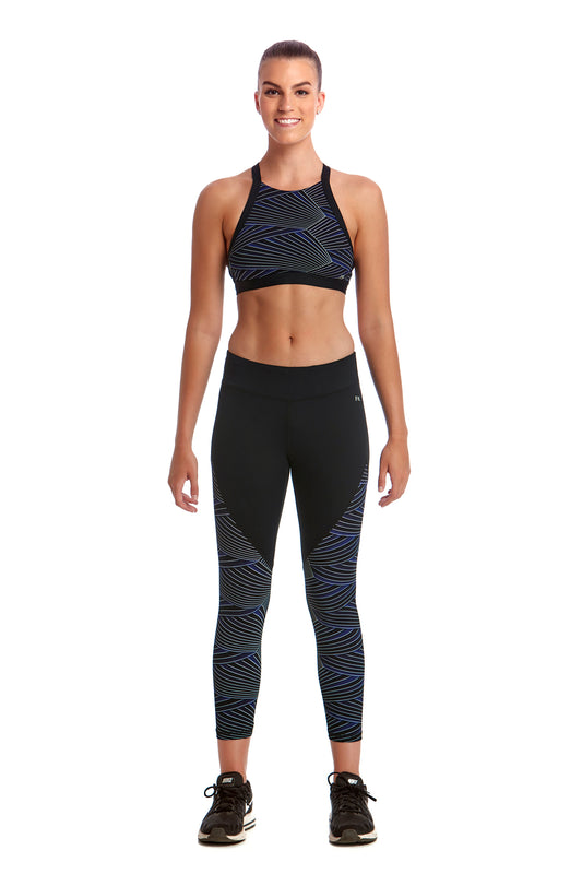 Funkita Fit Ladies Split Time 7/8 Tight Dream Weaver-GB Swimwear