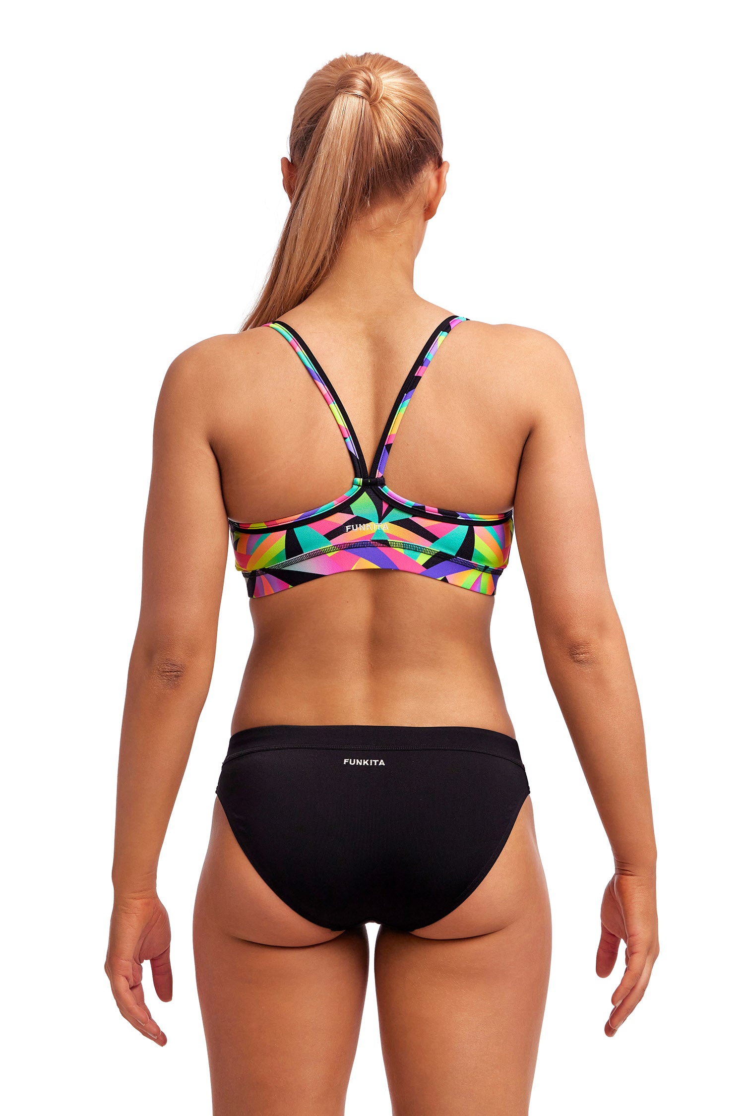 LAST ONE! Funkita Ladies Sports Top Crystal Eyes-GB Swimwear