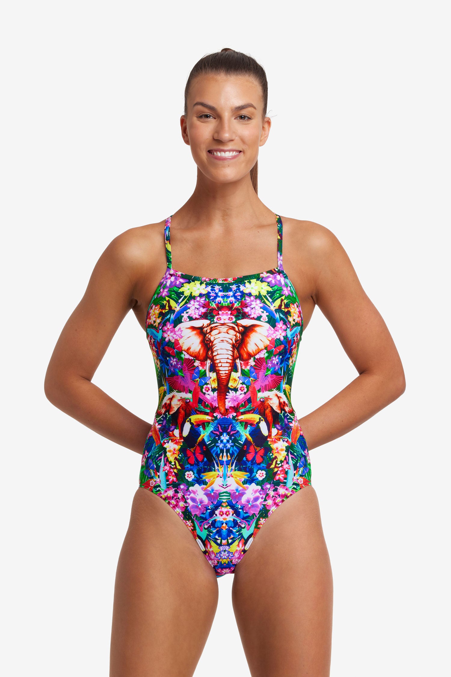 Funkita Ladies Single Strap One Piece Jungle Boogie-GB Swimwear
