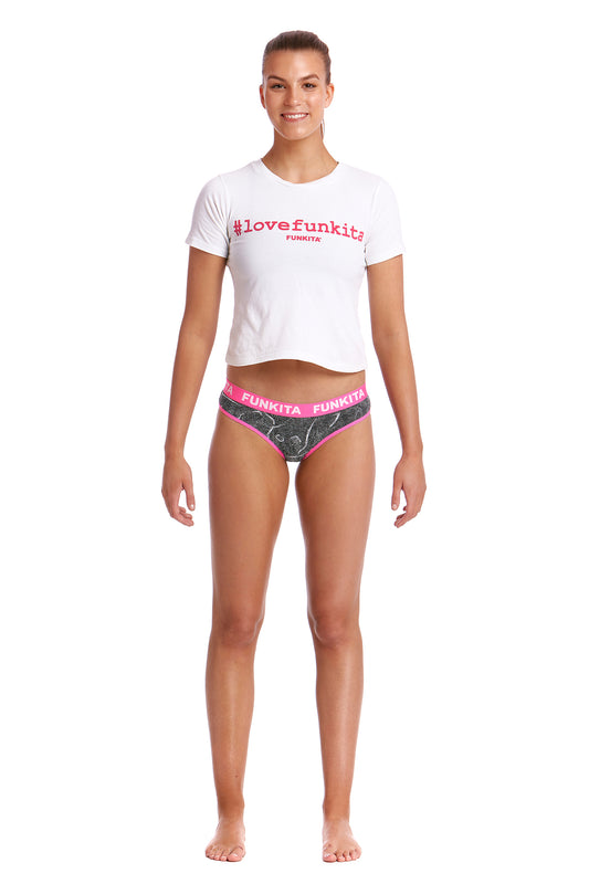 Funkita Ladies Underwear Brief Crack Up-GB Swimwear
