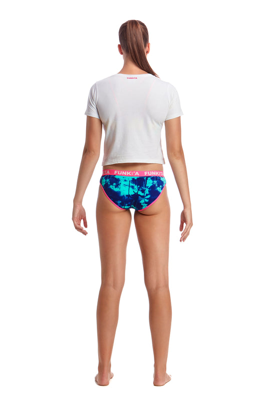 Funkita Ladies Underwear Brief Hawaiian Skies-GB Swimwear
