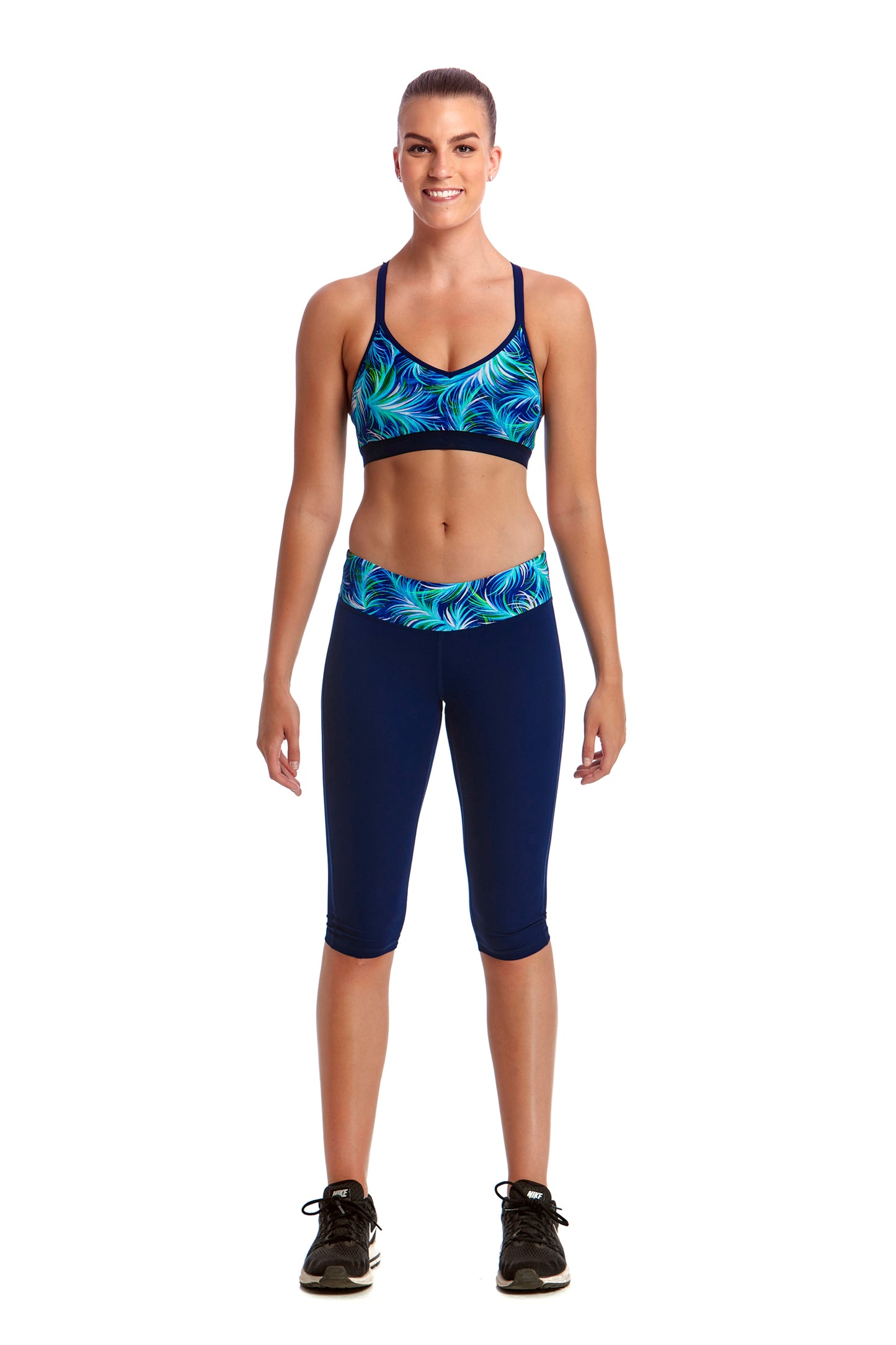 Funkita Fit Ladies Get Fit Crop Top Palm Beach