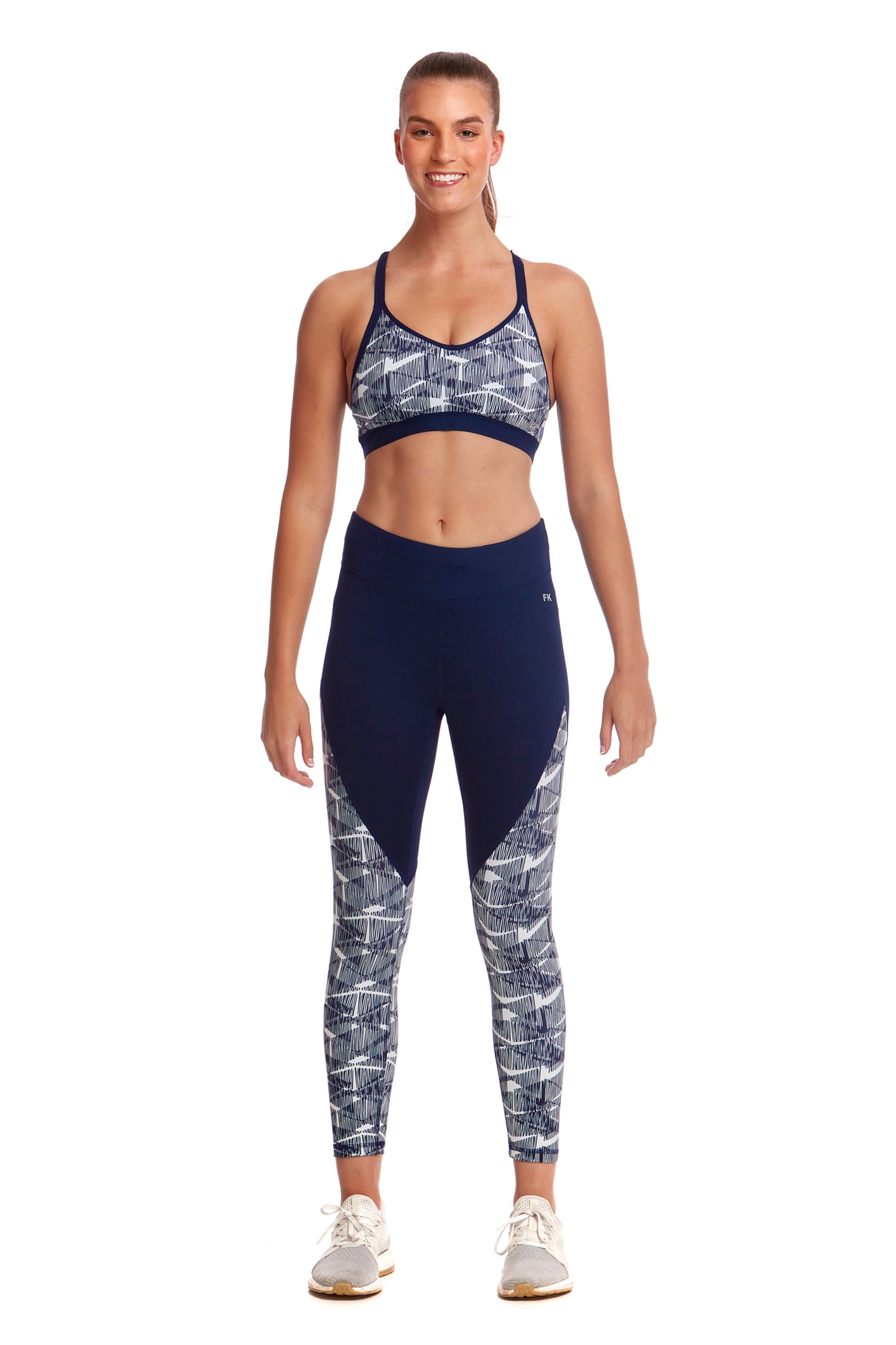 Funkita Fit Ladies Split Time 7/8 Tight Bar Bell