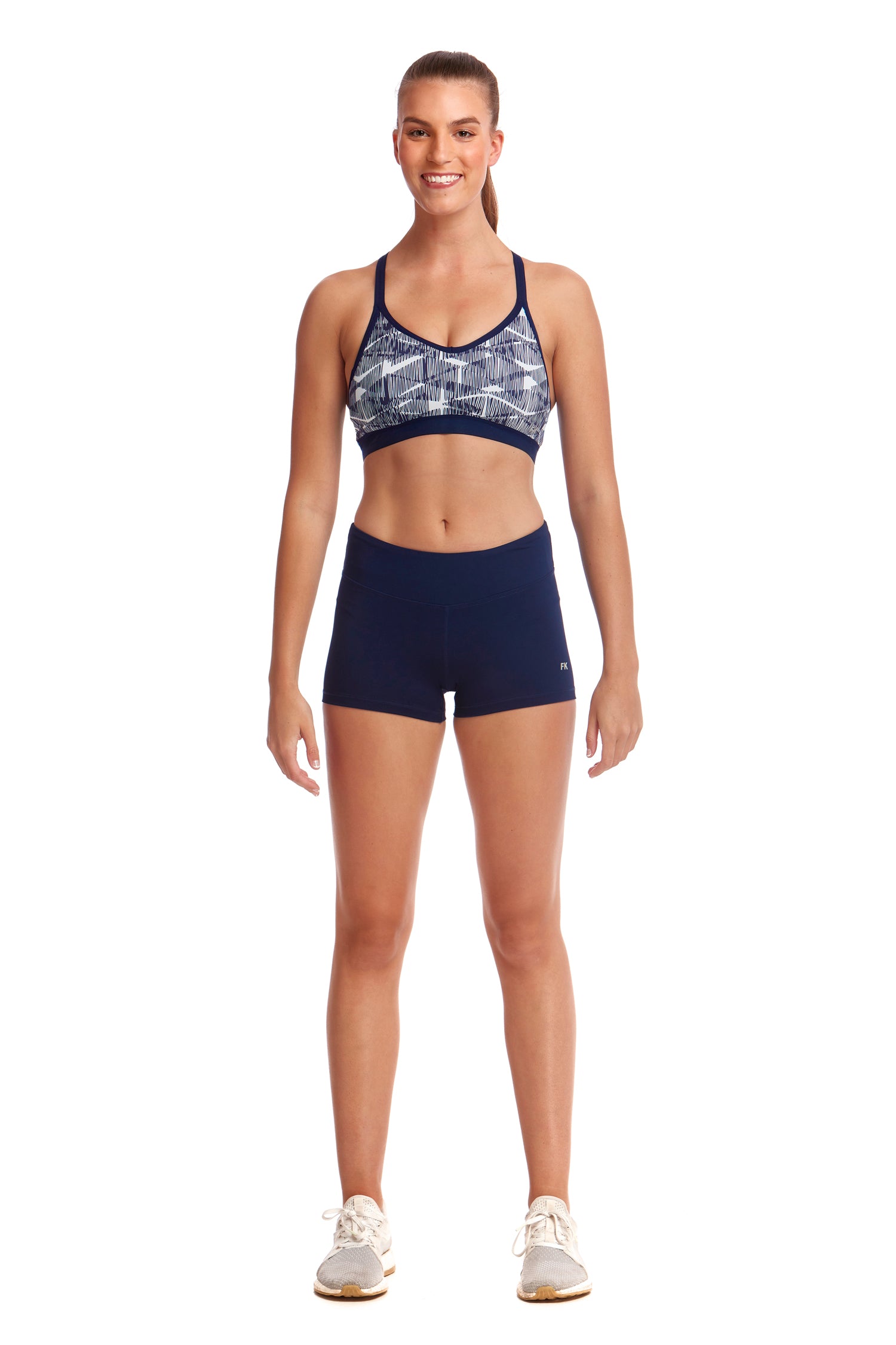 Funkita Fit Ladies Bondage Crop Top Bar Bell-GB Swimwear