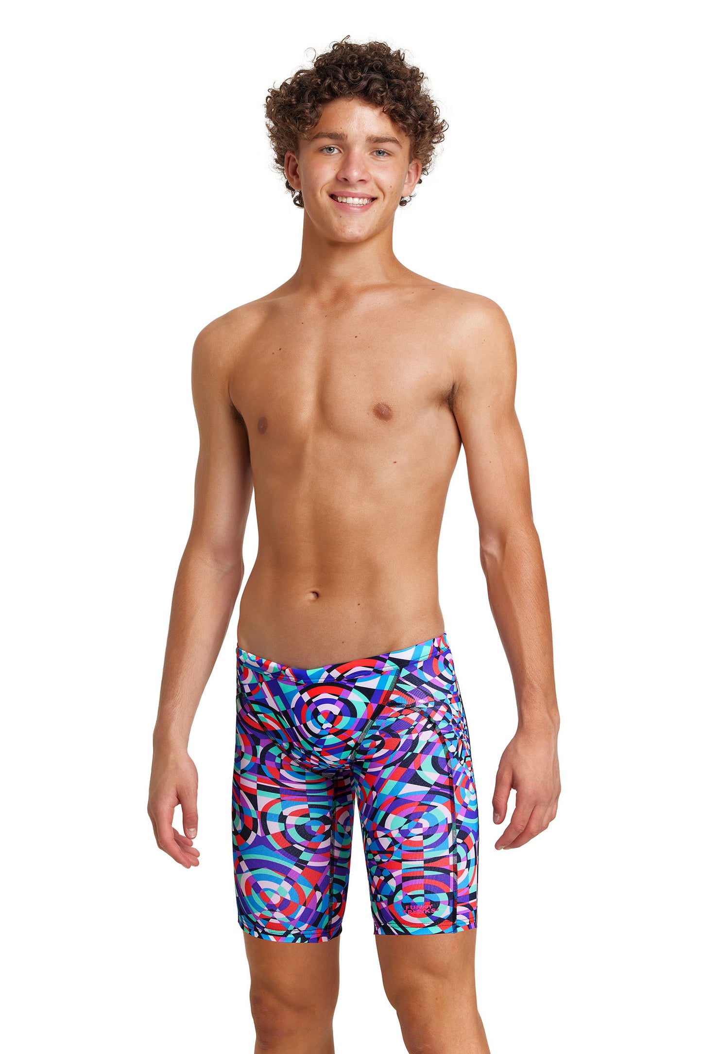 LAST ONE! Funky Trunks Boys Training Jammers Video Star