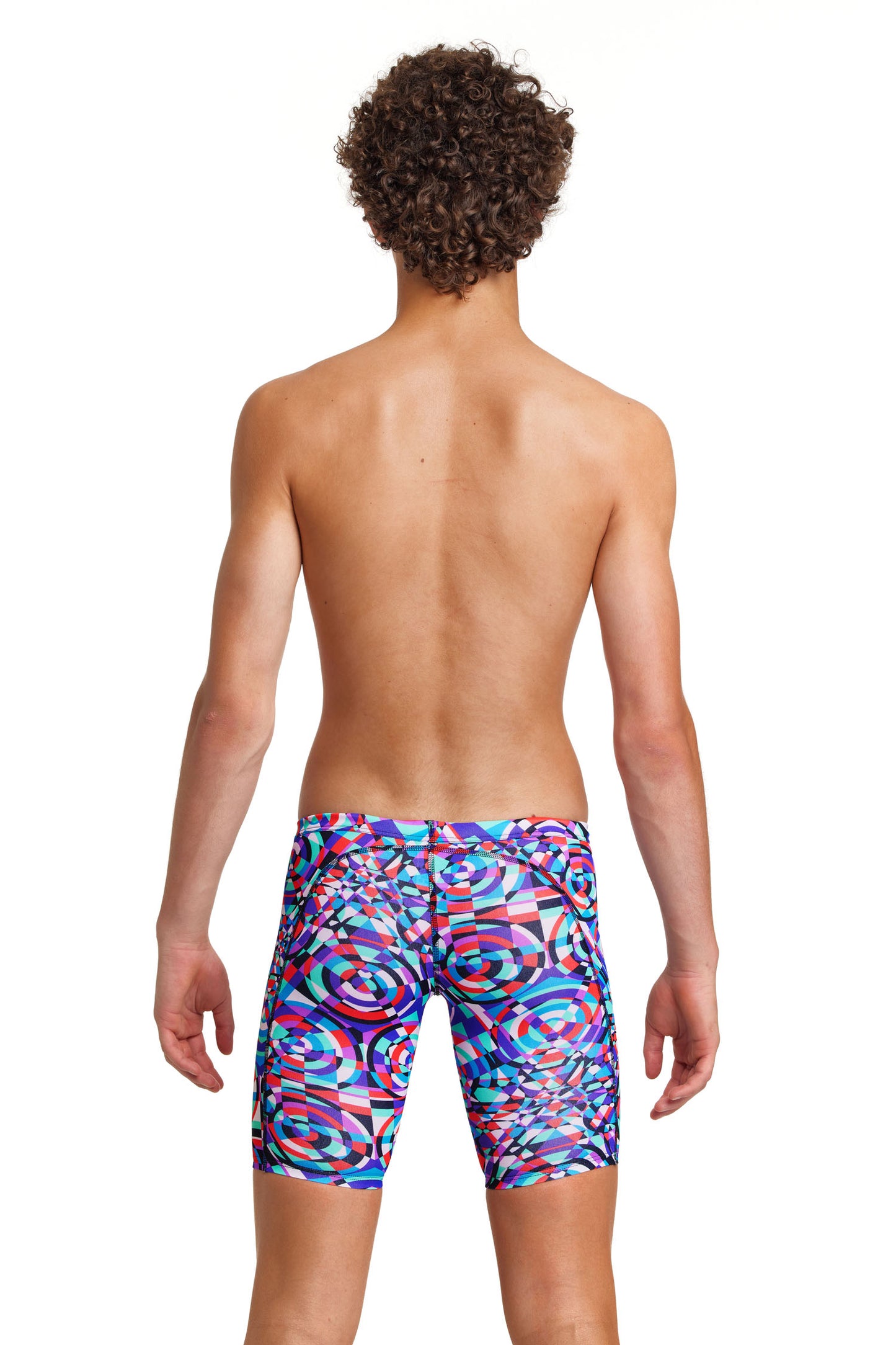 LAST ONE! Funky Trunks Boys Training Jammers Video Star
