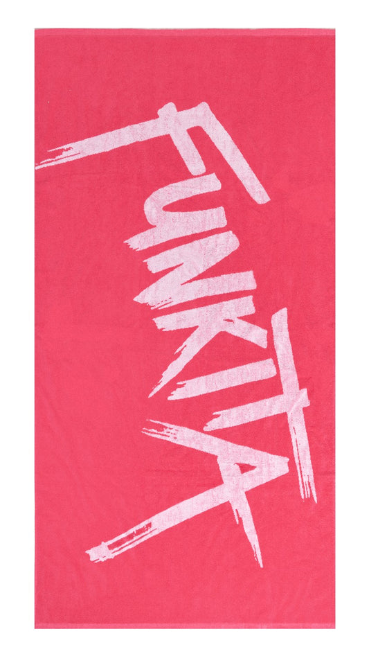 Funkita Large Cotton Towel Tagged Pink