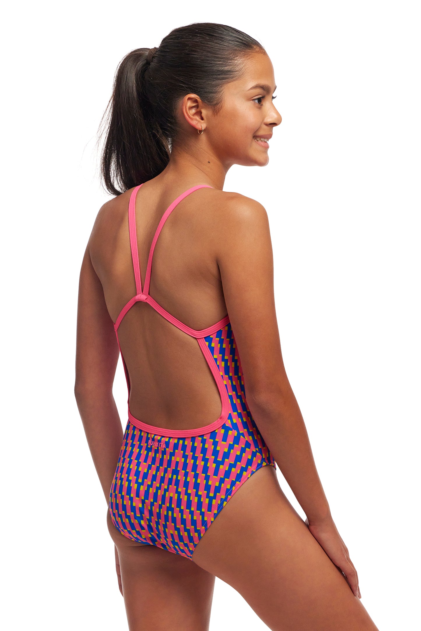 NEW! Funkita Girls Single Strap One Piece Daily Steps