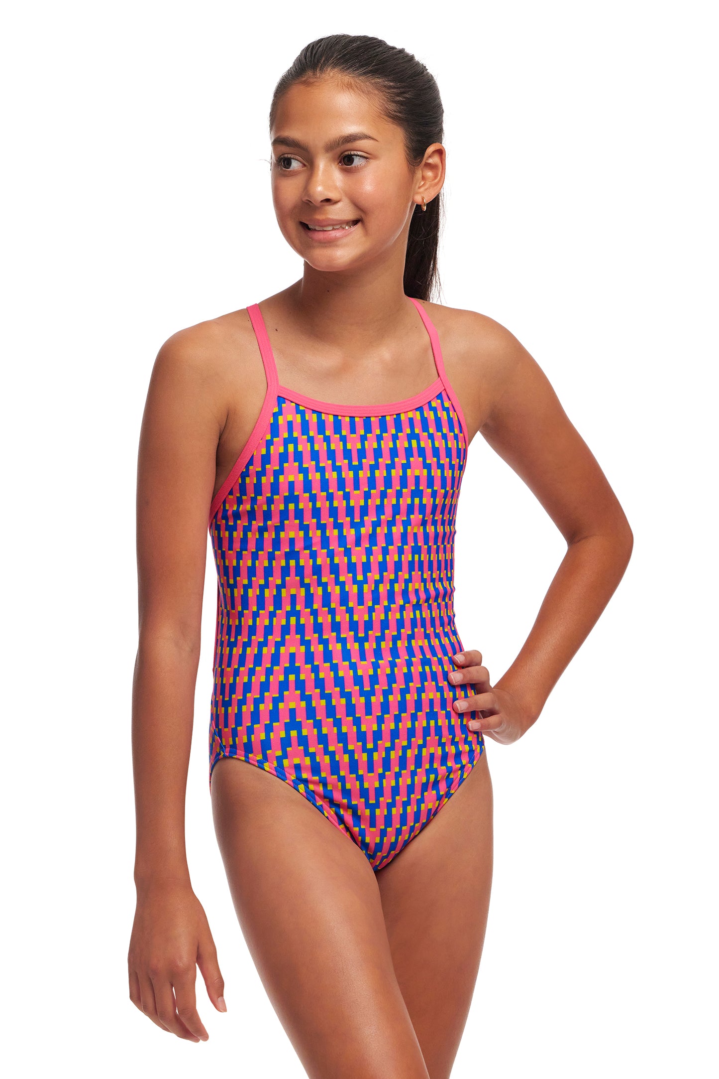 NEW! Funkita Girls Single Strap One Piece Daily Steps