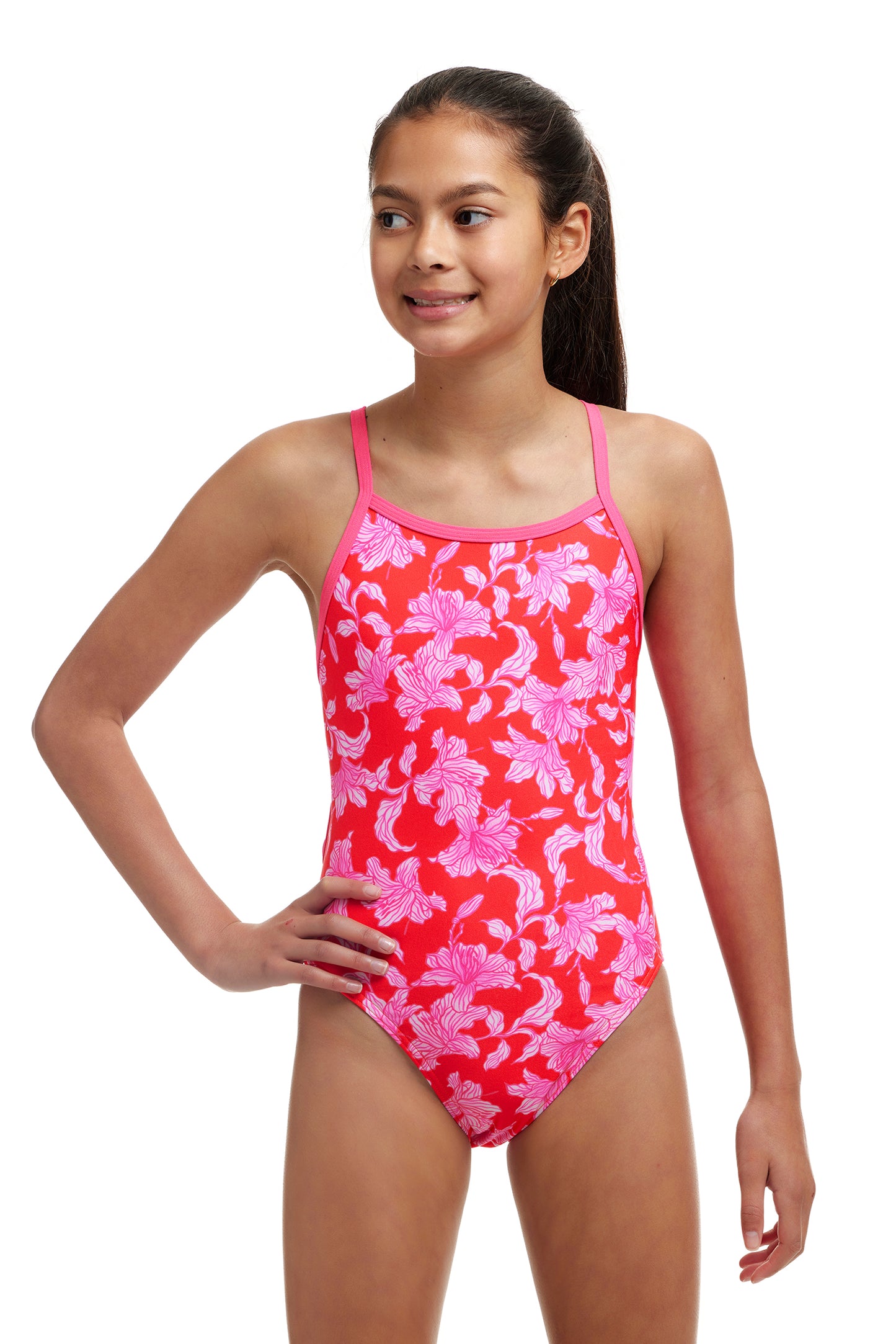 Funkita Girls Single Strap One Piece Fire Flyer