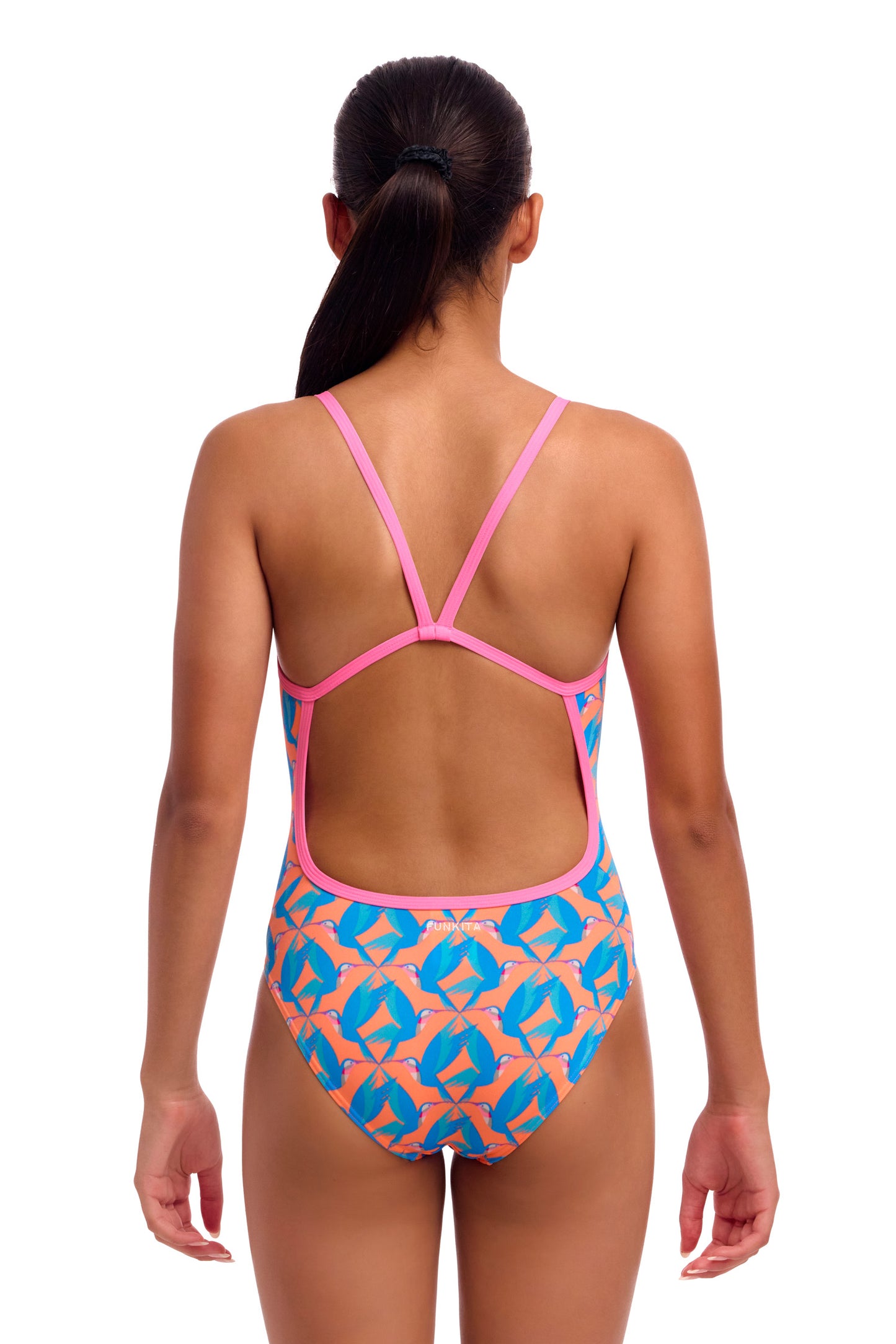 NEW! Funkita Girls Single Strap One Piece In A Flap