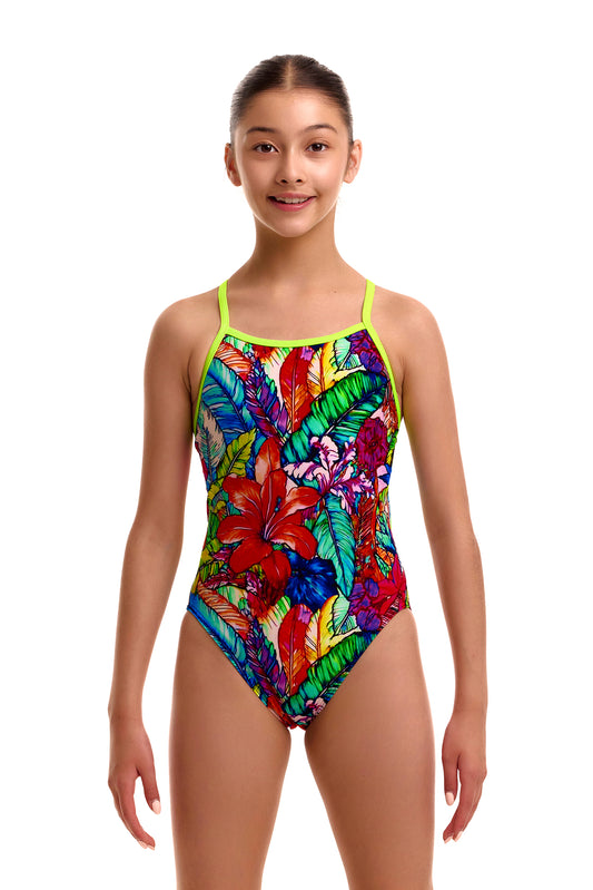 NEW! Funkita Girls Single Strap One Piece Loud Proud