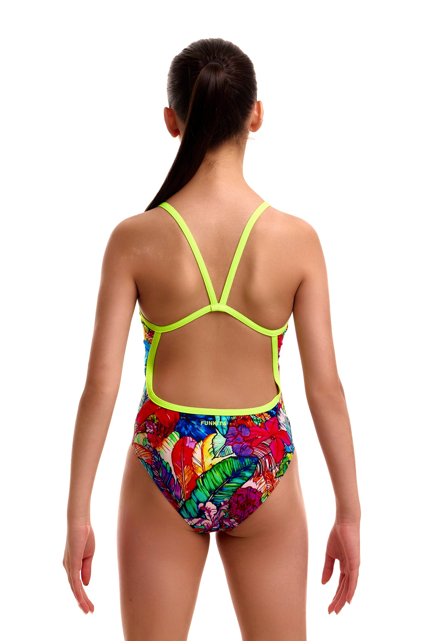 NEW! Funkita Girls Single Strap One Piece Loud Proud