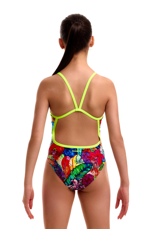 NEW! Funkita Girls Single Strap One Piece Loud Proud