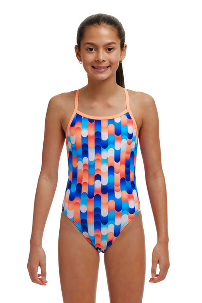 NEW! Funkita Girls Single Strap One Piece Tail End