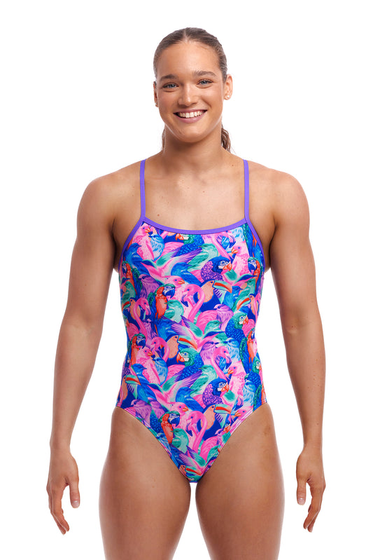 Funkita Ladies Single Strap One Piece Birds Gone Wild