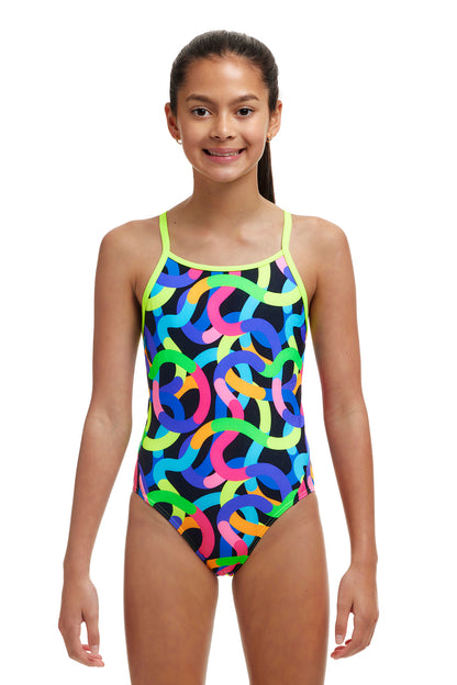 Funkita Girls Diamond Back One Piece Got Worms