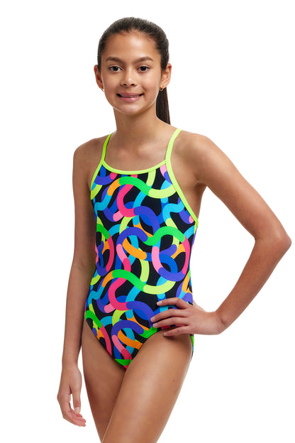 Funkita Girls Diamond Back One Piece Got Worms